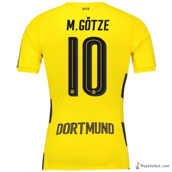 Camiseta Borussia Dortmund Replica Primera Ropa M.Gotze 2017/18